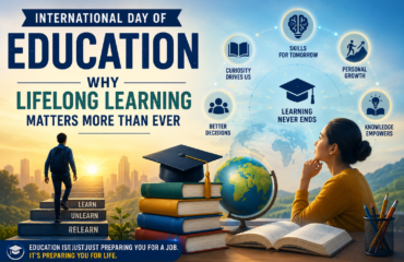 International Day of Education highlighting lifelong learning, personal growth, and skills for the future.